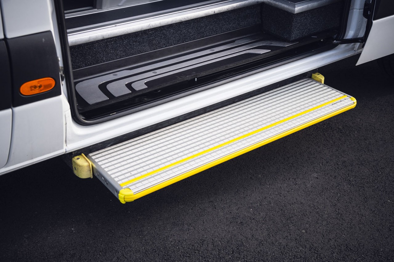 12 Seat LuxuryVan - Side Step