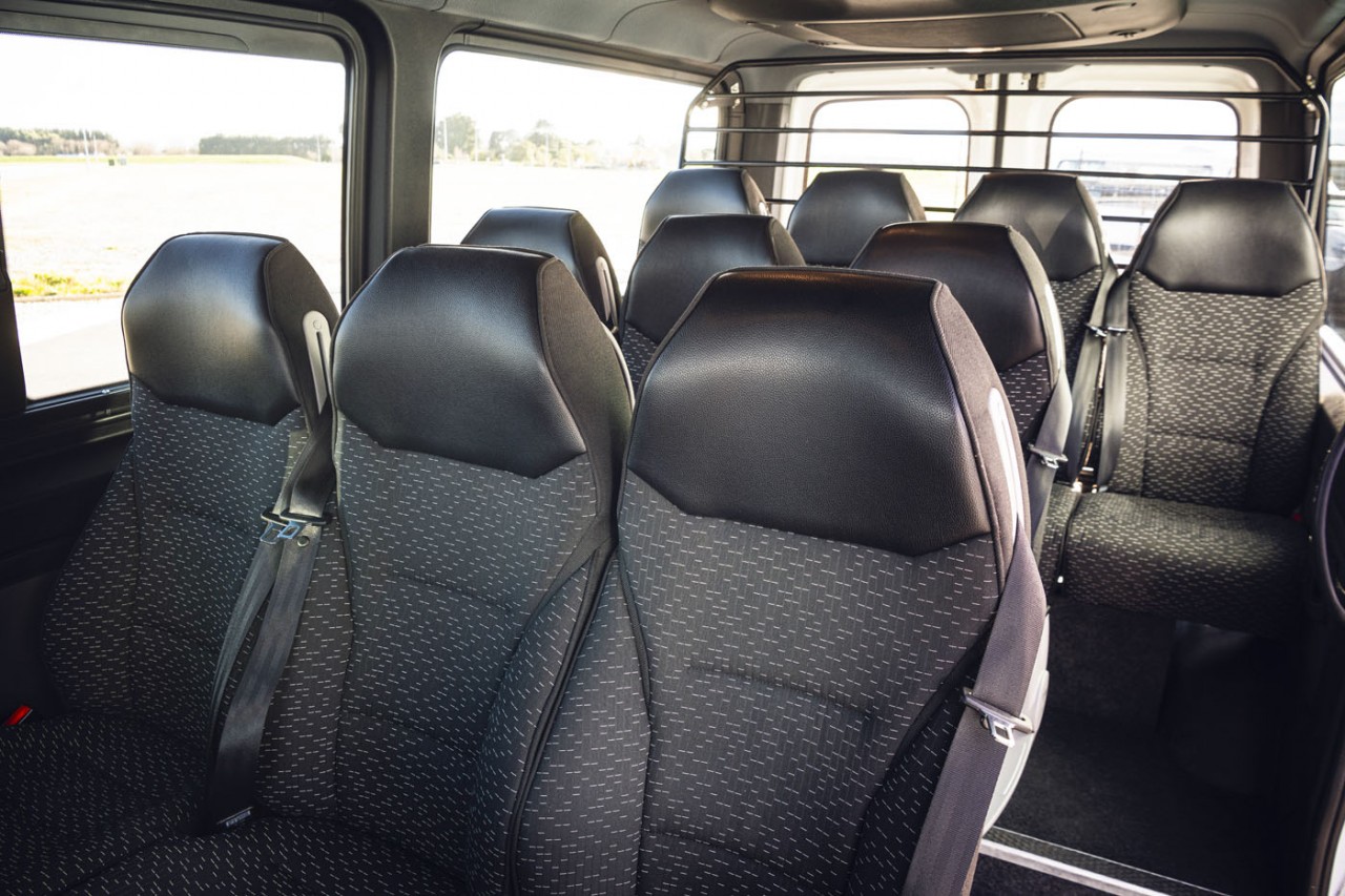 12 Seat Deluxe Minivan - Seating