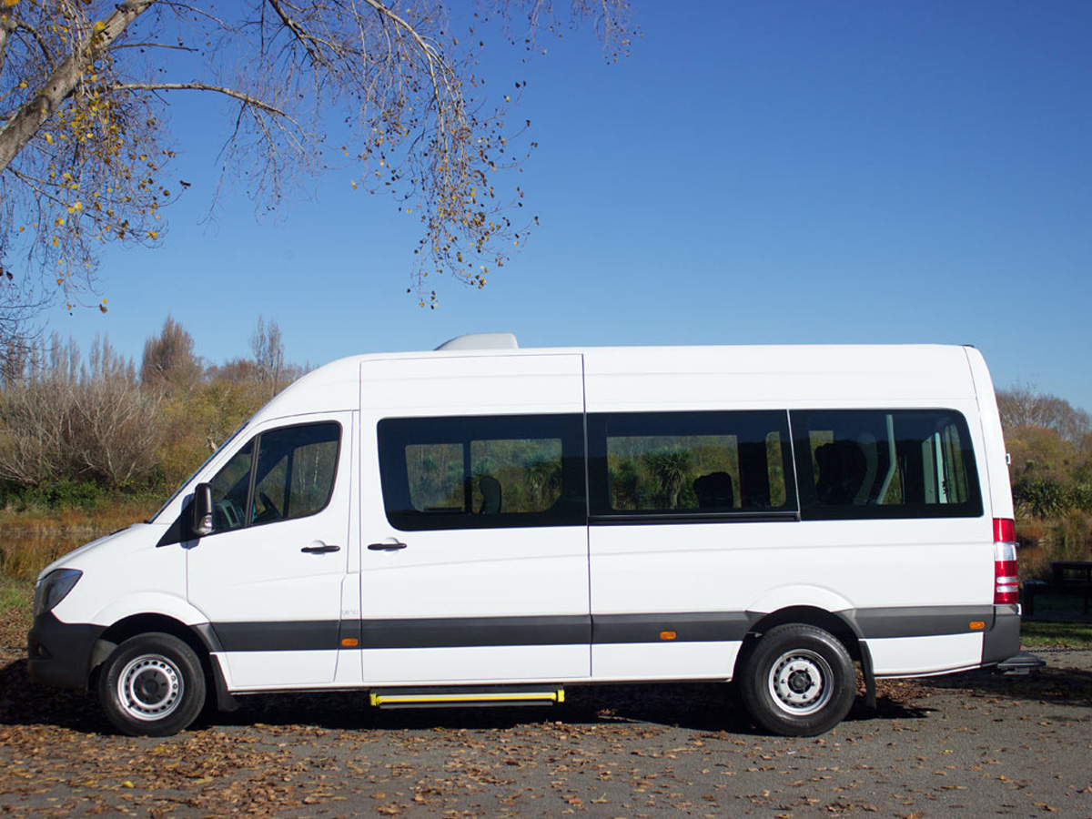 15 Seater Luxury Coach - Side
