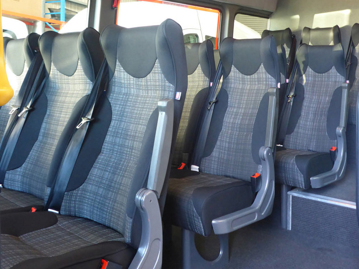 15 Seater Luxury Coach - Inside 