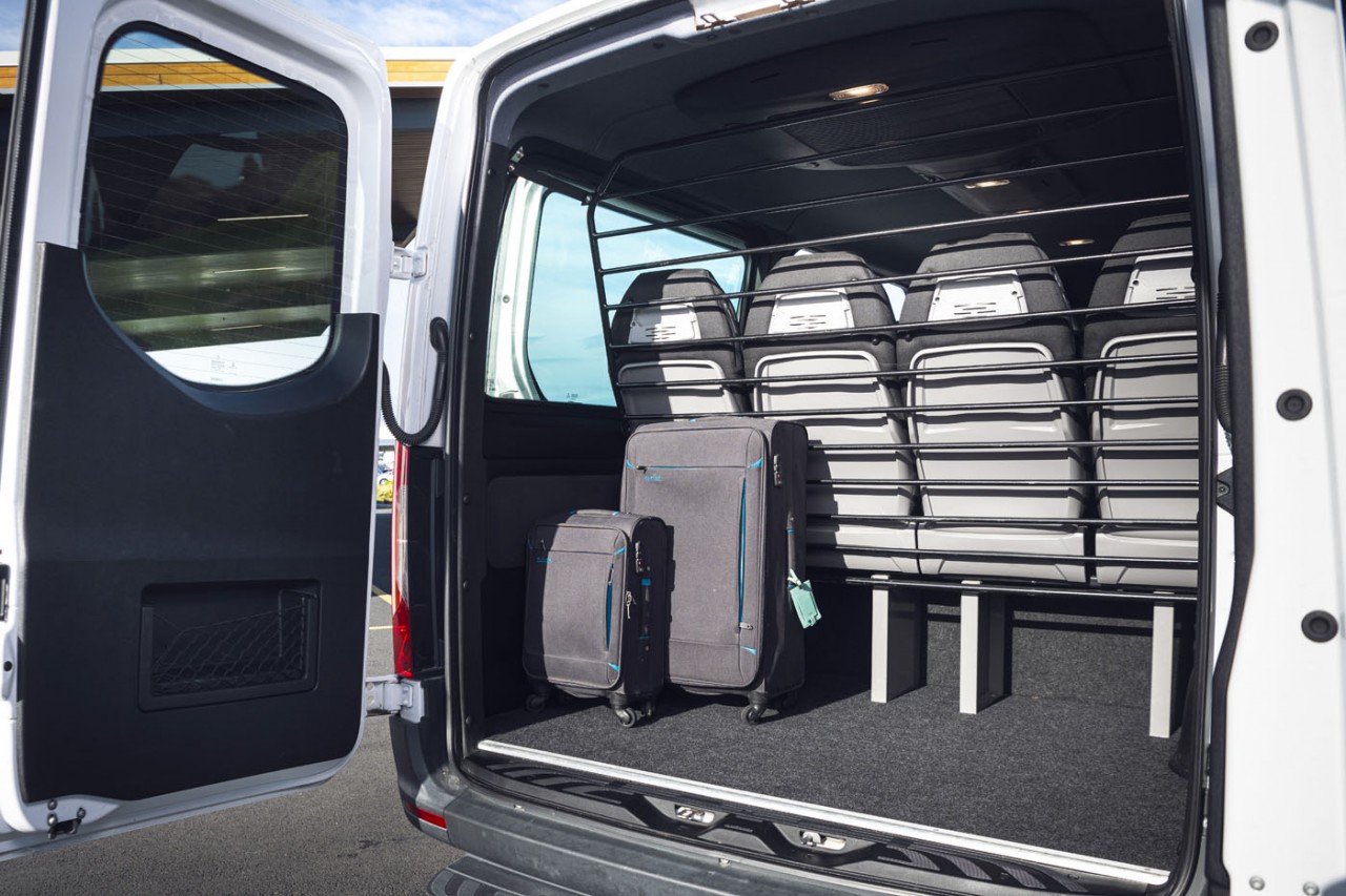 12 Seater Deluxe Minivan / Minibus - Luggage